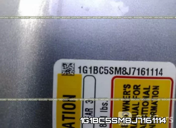 1G1BC5SM8J7161114 фото 10