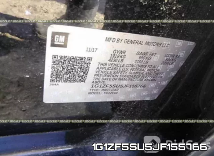 1G1ZF5SU5JF155766 фото 10
