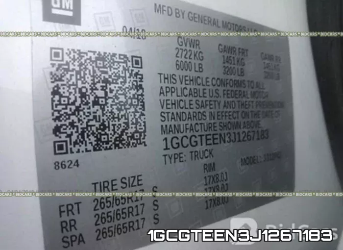 1GCGTEEN3J1267183 фото 10