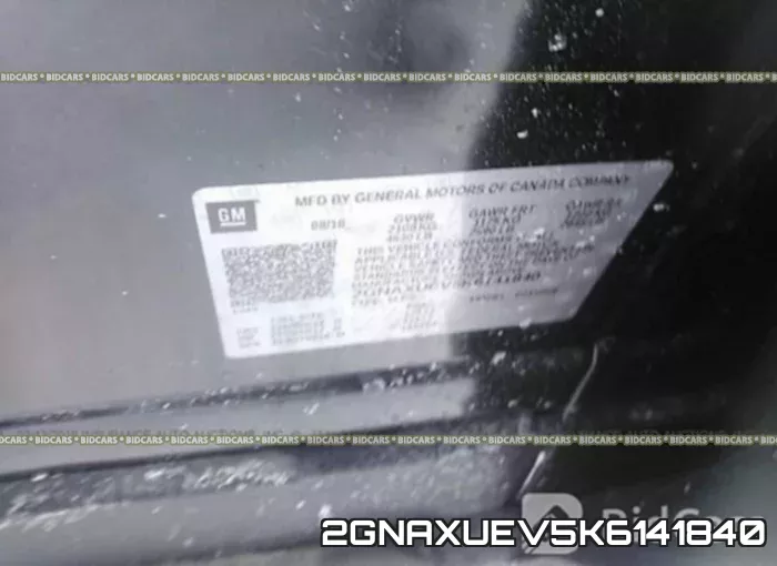 2GNAXUEV5K6141840 фото 10
