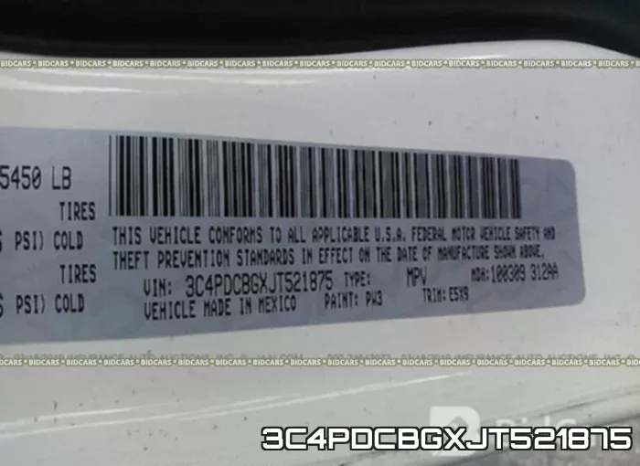 3C4PDCBGXJT521875 фото 10