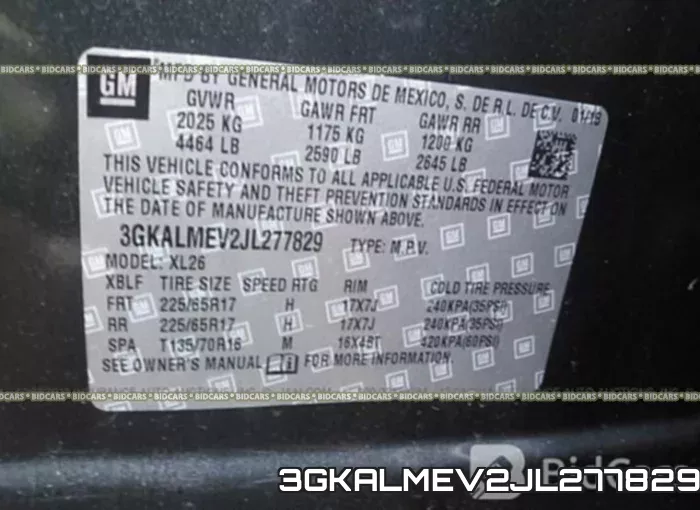 3GKALMEV2JL277829 фото 10