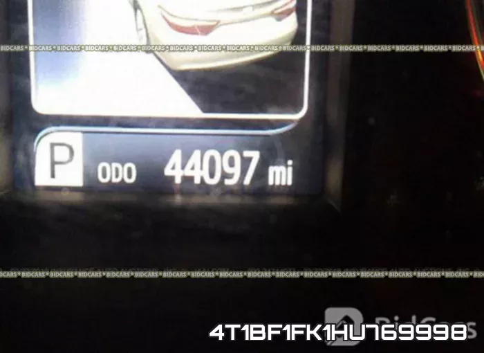 4T1BF1FK1HU769998 фото 8