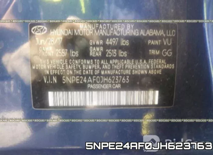 5NPE24AF0JH623763 фото 10