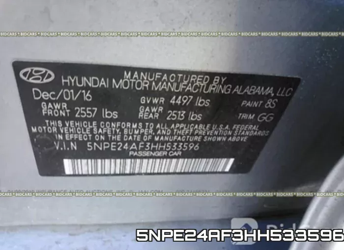 5NPE24AF3HH533596 фото 10