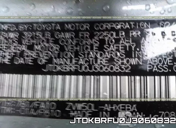 JTDKBRFU0J3060832 фото 10