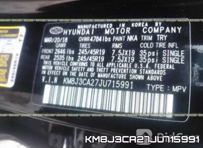 KM8J3CA27JU715991 фото 10