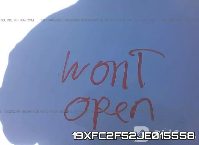 19XFC2F52JE015558 фото 2