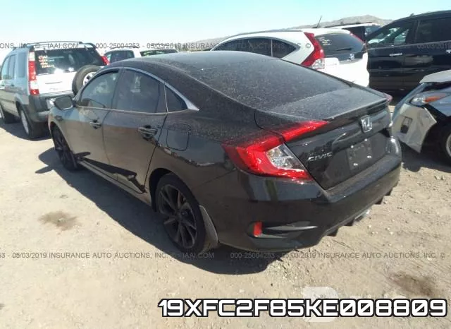 19XFC2F85KE008809 фото 4