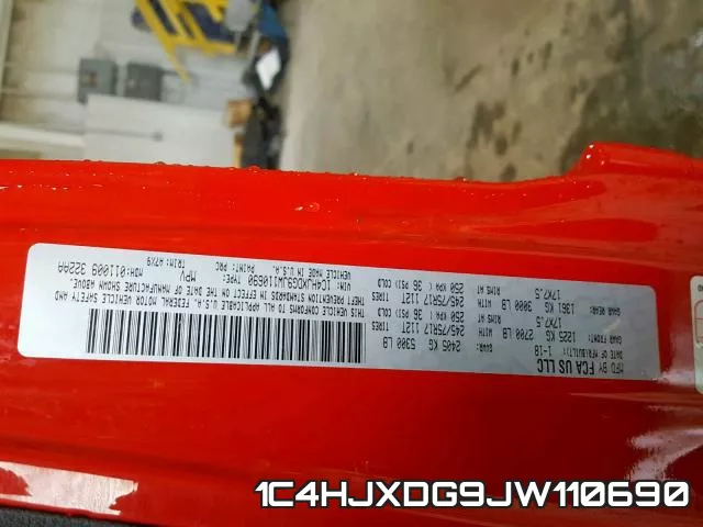 1C4HJXDG9JW110690 фото 2