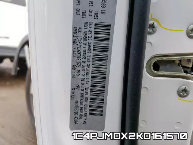 1C4PJMDX2KD161570 фото 2