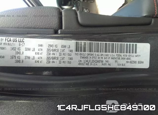 1C4RJFLG5HC849700 фото 10