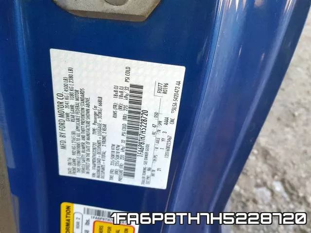 1FA6P8TH7H5228720 фото 2