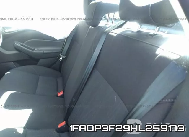 1FADP3F29HL259173 фото 9