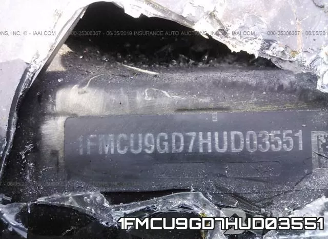 1FMCU9GD7HUD03551 фото 10