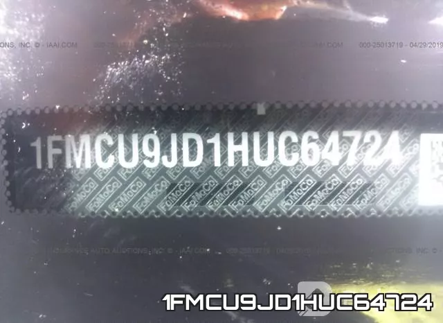 1FMCU9JD1HUC64724 фото 9