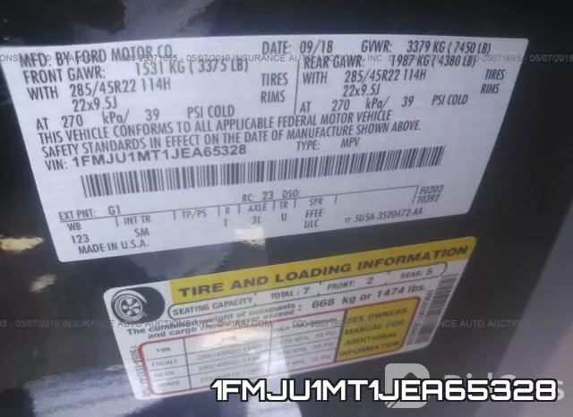 1FMJU1MT1JEA65328 фото 10