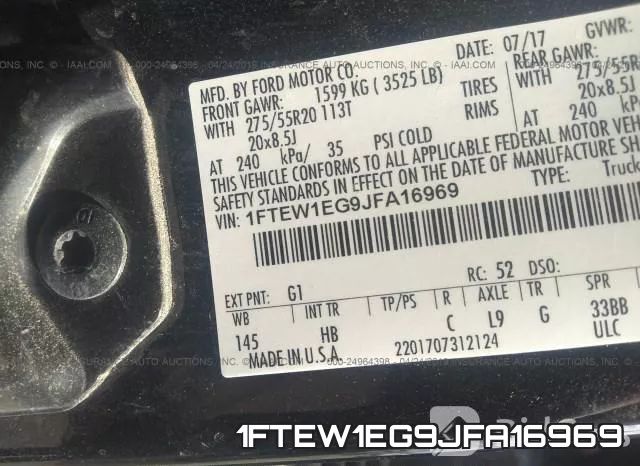 1FTEW1EG9JFA16969 фото 10