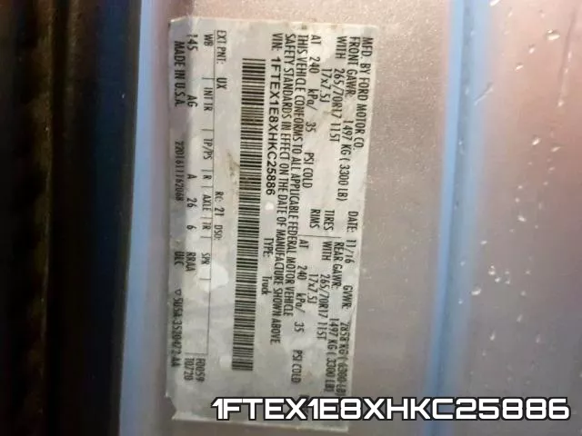 1FTEX1E8XHKC25886 фото 2
