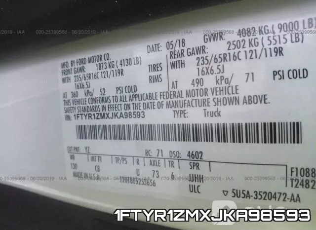 1FTYR1ZMXJKA98593 фото 10