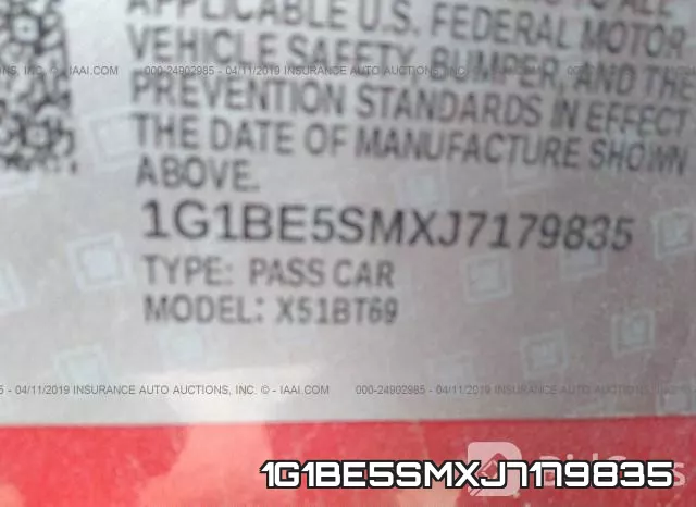 1G1BE5SMXJ7179835 фото 10