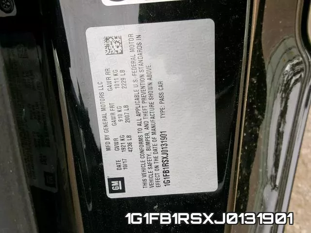 1G1FB1RSXJ0131901 фото 2