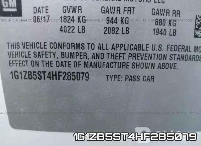 1G1ZB5ST4HF285079 фото 10