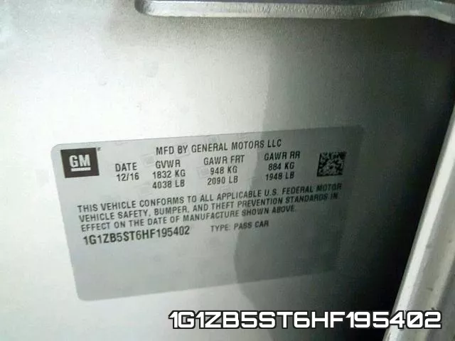 1G1ZB5ST6HF195402 фото 2