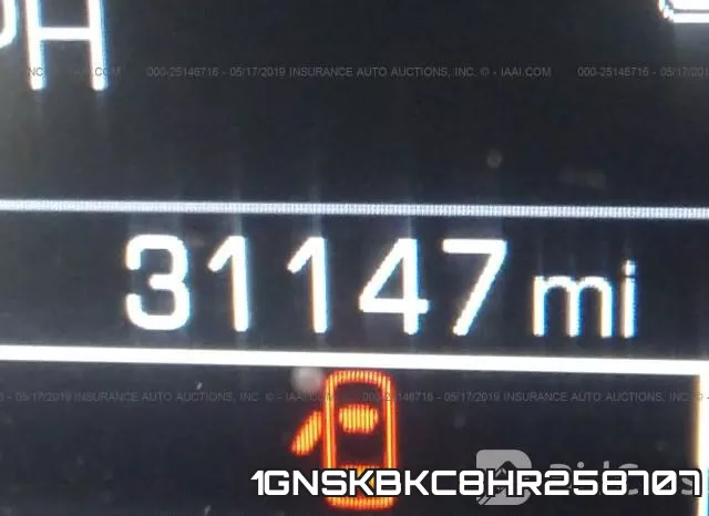 1GNSKBKC8HR258707 фото 8