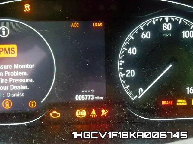 1HGCV1F18KA006745 фото 9