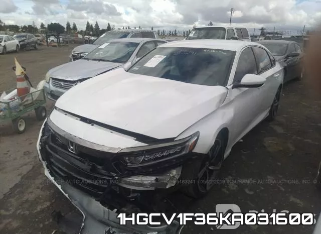 1HGCV1F36KA031600 фото 3