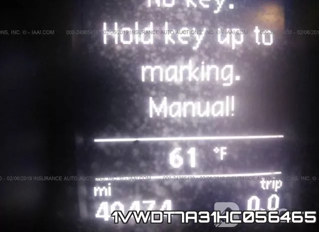 1VWDT7A31HC056465 фото 8