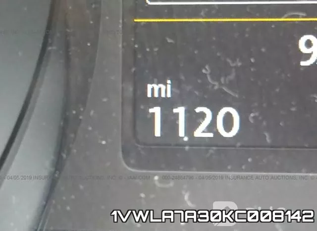 1VWLA7A30KC008142 фото 8