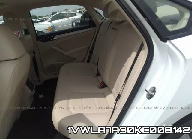 1VWLA7A30KC008142 фото 9