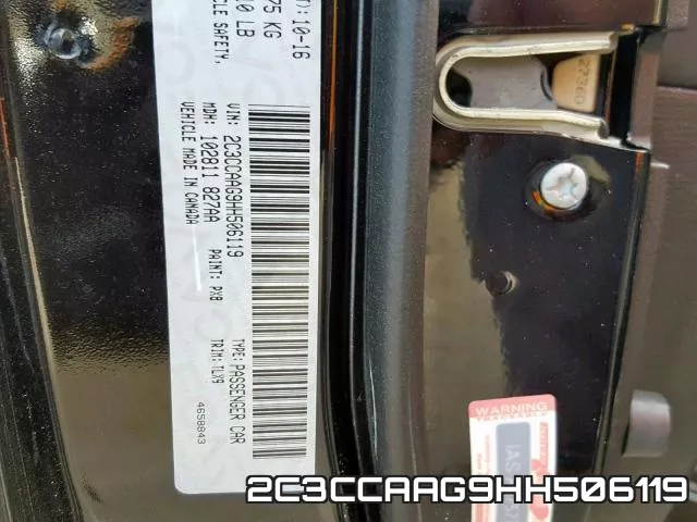 2C3CCAAG9HH506119 фото 2