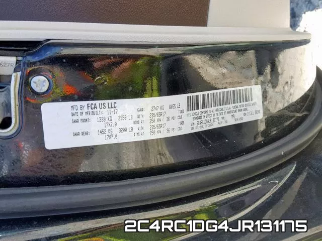 2C4RC1DG4JR131175 фото 2
