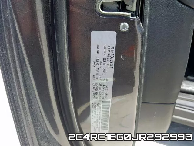 2C4RC1EG0JR292993 фото 2