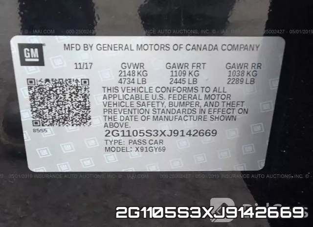 2G1105S3XJ9142669 фото 10