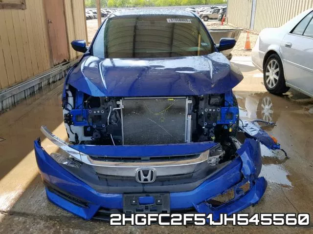 2HGFC2F51JH545560 фото 10