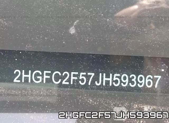 2HGFC2F57JH593967 фото 10