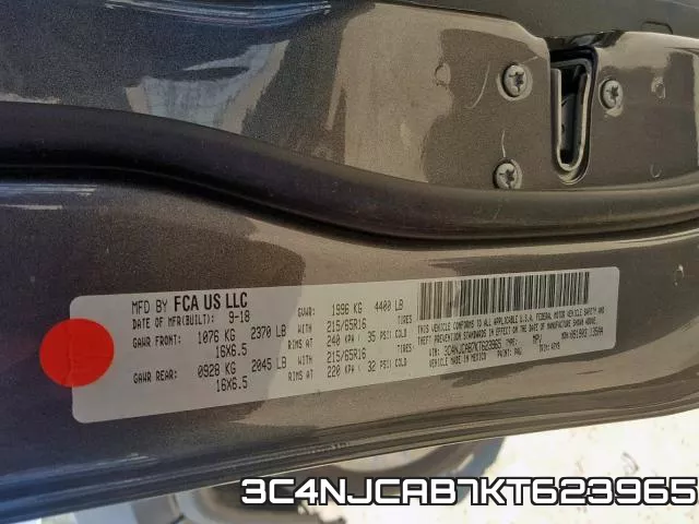 3C4NJCAB7KT623965 фото 2