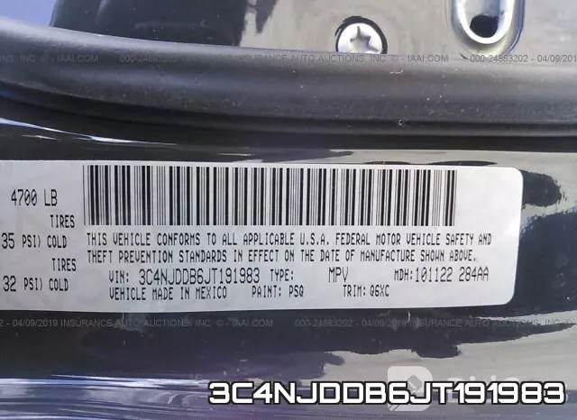 3C4NJDDB6JT191983 фото 10