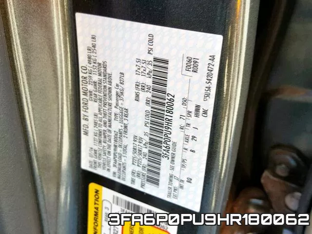 3FA6P0PU9HR180062 фото 2