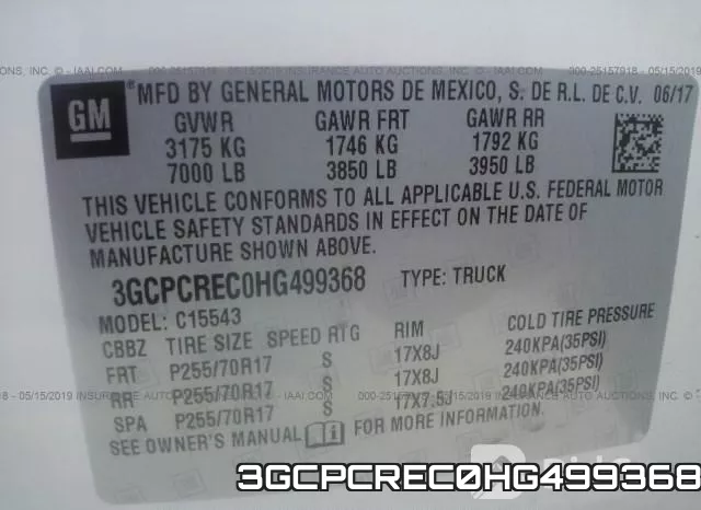 3GCPCREC0HG499368 фото 10
