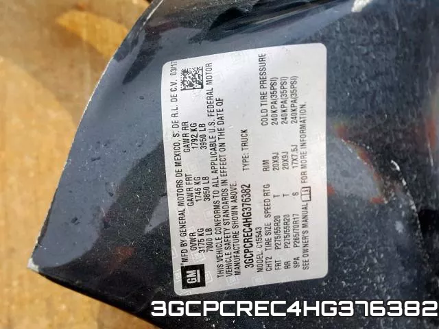 3GCPCREC4HG376382 фото 2