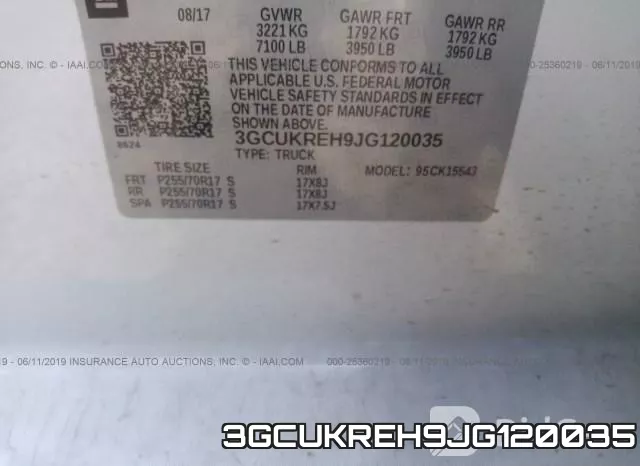 3GCUKREH9JG120035 фото 10