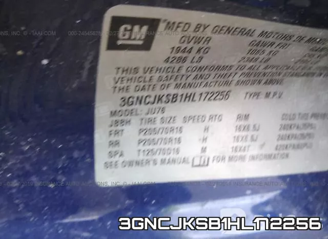 3GNCJKSB1HL172256 фото 10