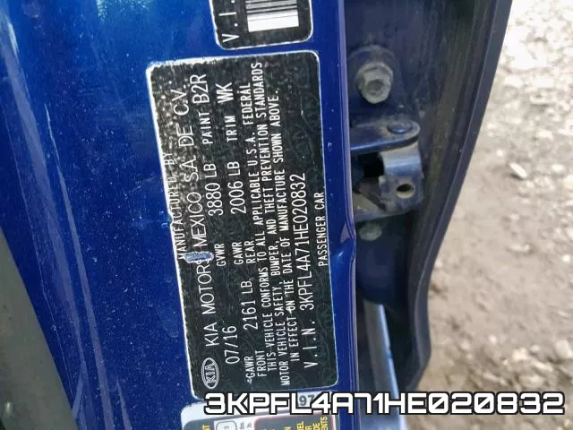 3KPFL4A71HE020832 фото 2