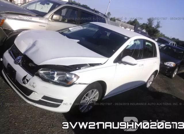 3VW217AU9HM020673 фото 3