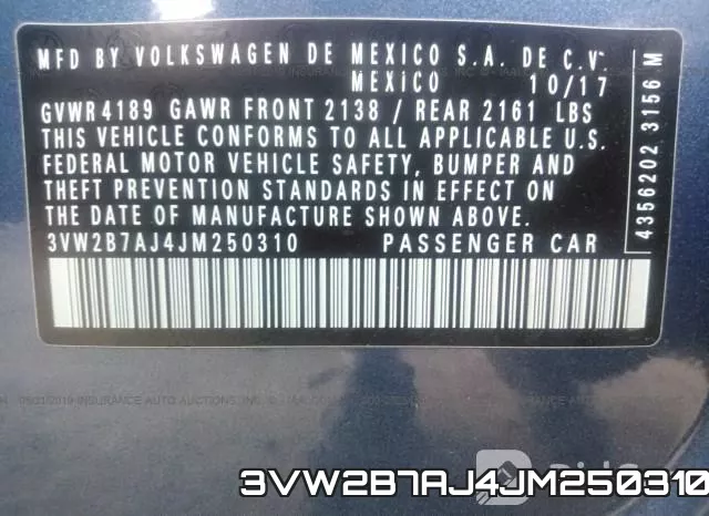 3VW2B7AJ4JM250310 фото 10